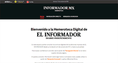 Desktop Screenshot of hemeroteca.informador.com.mx